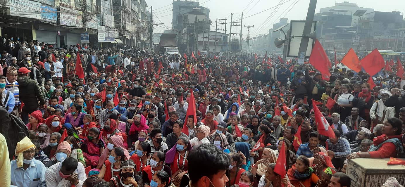 संसदीय व्यवस्थाका विरुद्ध क्रान्तिको झण्डा उठाउने रणनैतिक संयुक्त मोर्चाको उद्घोष