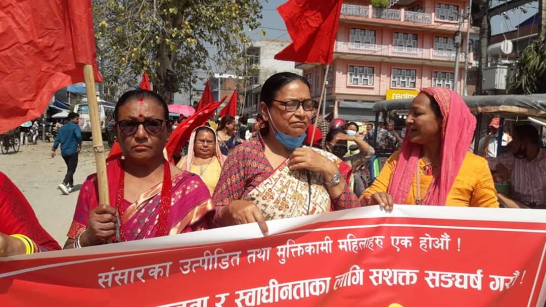 उदयपुरमा श्रमिक महिला दिवस भव्य रुपमा सम्पन्न