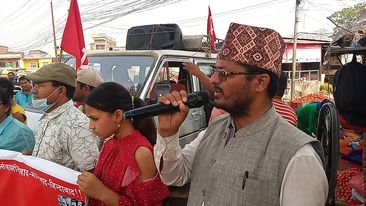 तुलसीपुरको बसपार्कसहित दाङका दर्जनौं स्थानमा निर्वाचन बहिस्कार कोणसभा सम्पन्न
