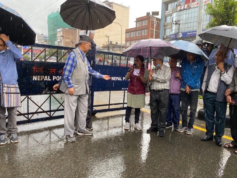 राष्ट्रघाती नागरिकता विधेयक खारेजीको माग गर्दै ६ वाम घटकले गरे विरोध प्रदर्शन (फोटोफिचर)