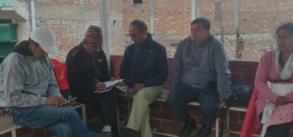 तेह्रथुमको सदरमुकाम म्याङ्लुङ बजारमा ८ गते हुने जनसभाको प्रचार प्रसार, जन भेटघाट,पर्चा वितरण