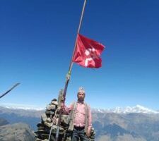 प्यूठानको कोठिभिरतीर जनसम्वन्ध विस्तार गर्दै पार्टीको झण्डा फहराउने काम सम्पन्न