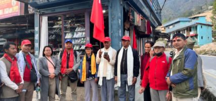 ३ नं. अभियान टोलीव्दारा बैशाख १६ गते नुवाकोटमा कार्यक्रमहरु सकि काठमान्डौ प्रवेश