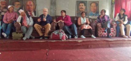 ललितपुरको चार ठाउँमा कोणसभा सकेर कुपण्डोल आइपुगेको १ नं अभियान टोलीलाई भव्य स्वागत (फोटोफिचर)