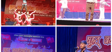 रक्तिम र सामनाका जनकलाकारहरूले जुरुक्क पारे क्रान्तिकारी पंक्तिलाई, जीवनले नचाए, सुवोधले हँसाए