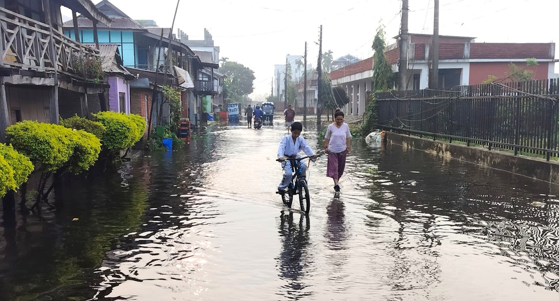 उक्त स्थानमा गड्याङगुडुङसहित वर्षा हुने सम्भावना