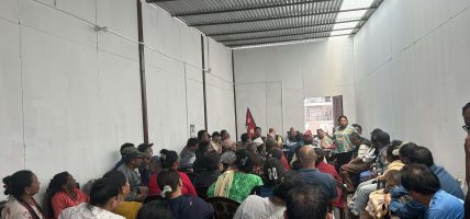 घर टहरा भत्काउन आए सुकुम्बासी तथा अव्यवस्थित बासीले कडा प्रतिरोध गर्ने