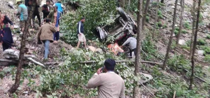 रोल्पा थवाङ बोलेरो जीप दुर्घटनाका मृतकप्रति श्रद्धाञ्जली व्यक्त