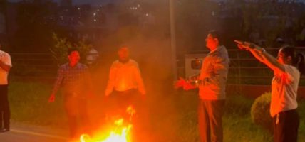 प्रम बालेनको राष्टघाती अभिव्यक्तिका विरुद्ध त्रिवि केन्द्रीय क्याम्पसमा अखिल (क्रान्तिकारी)को मशाल जुलुस र कोणसभा