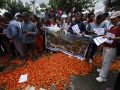 उचित मूल्य नपाएको भन्दै किसानले सडकमा फाले गोलभेँडा उचित मूल्य नपाएको भन्दै किसानले सडकमा फाले गोलभेँडा