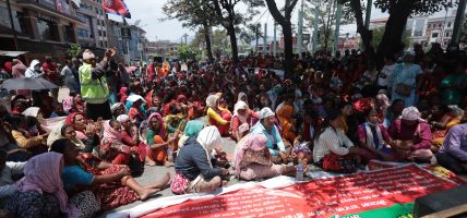 लघुवित्त तथा वित्तीय शोषणविरुद्ध किसान–मजदुर आन्दोलन नेपालको आन्दोलनप्रति ऐक्यबद्धता जाहेर लघुवित्त तथा वित्तीय शोषणविरुद्ध किसान–मजदुर आन्दोलन नेपालको आन्दोलनप्रति ऐक्यबद्धता जाहेर