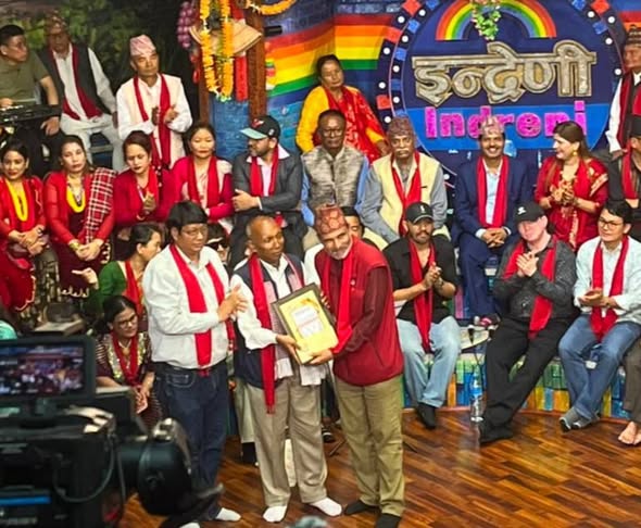 रक्तिम साँस्कृतिक अभियानका अध्यक्ष नारायण शर्मा सम्मानित रक्तिम साँस्कृतिक अभियानका अध्यक्ष नारायण शर्मा सम्मानित