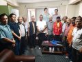 जेलबाट रिहा भएका यादवलाई पार्टी कार्यालयमा गरियो स्वागत