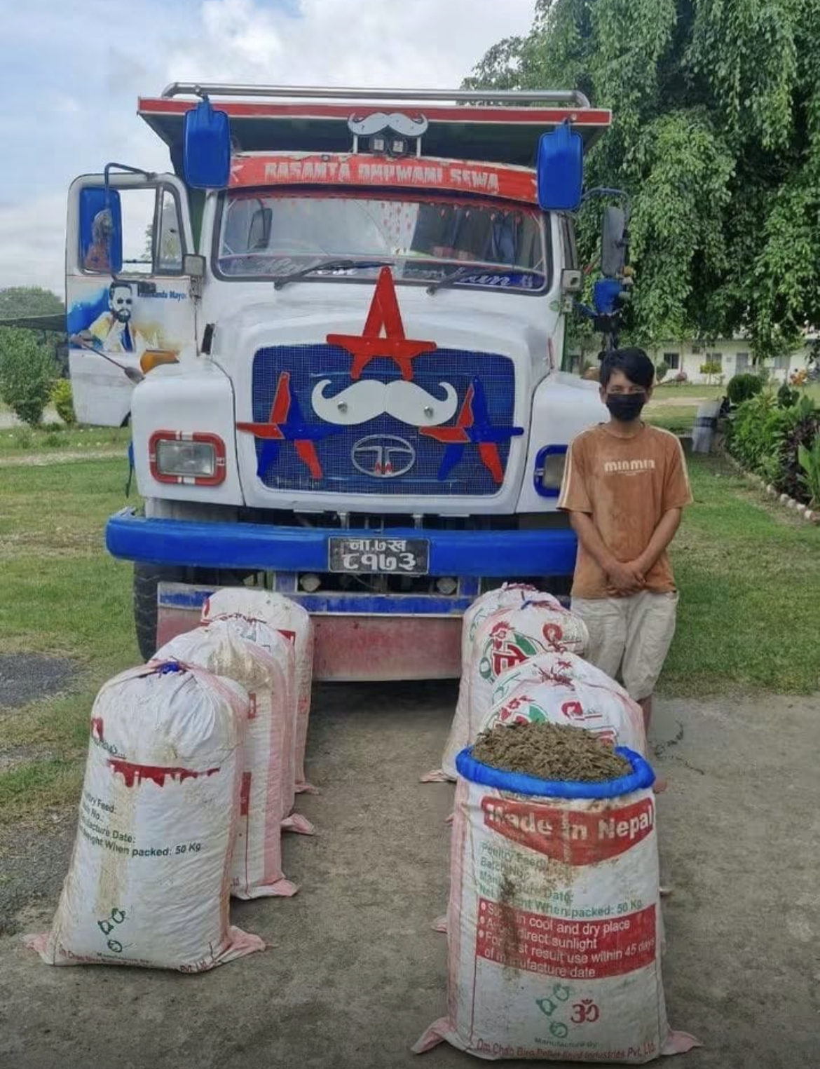 १९९ किलो प्रतिबन्धित गाँजासहित टिपर चालक पक्राउ